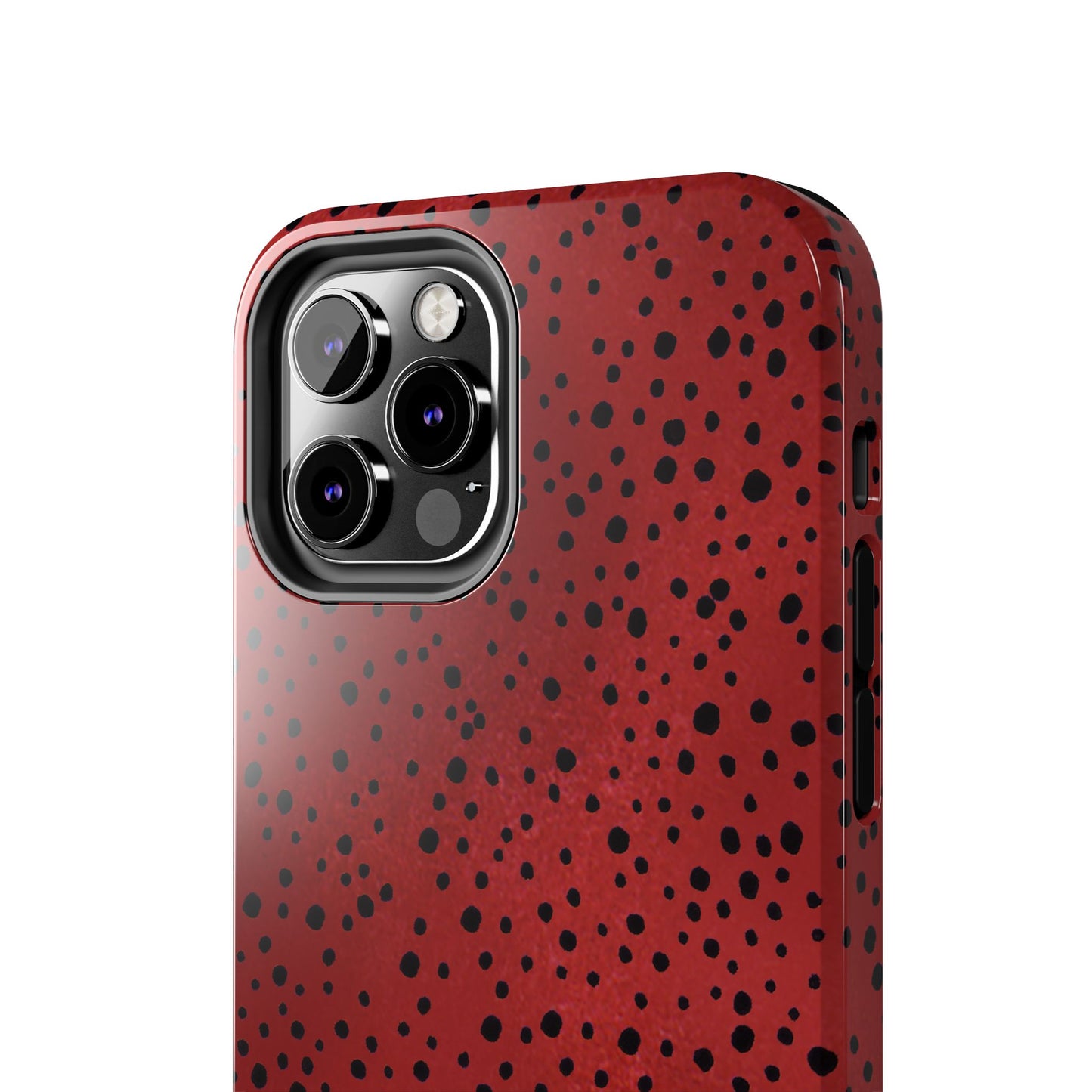 Pepper Dots Red / Black Phone Case