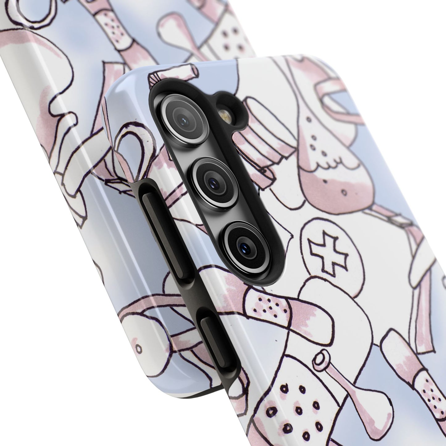 Med Stuff Blue Phone Case