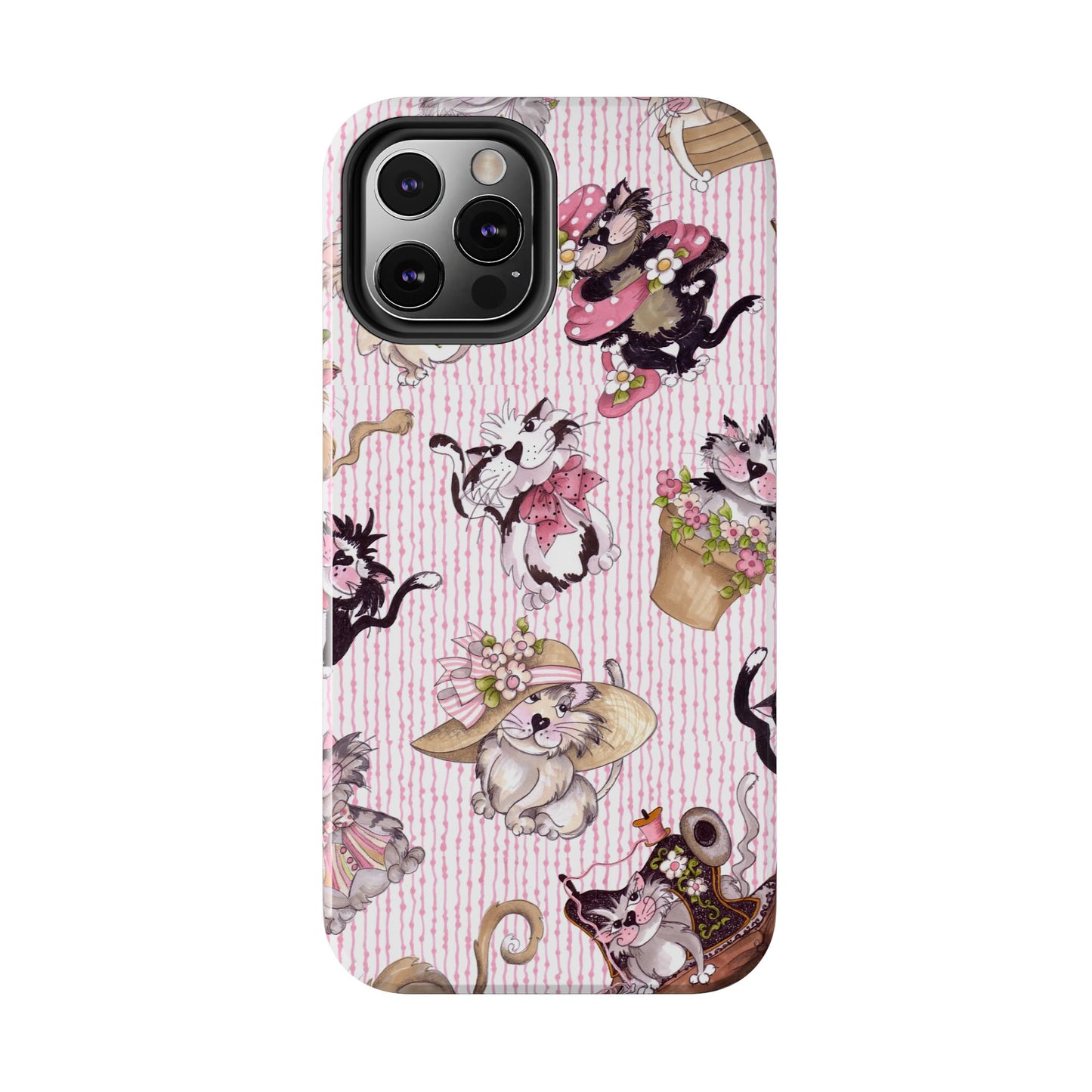 Fancy Cats Pink Phone Case