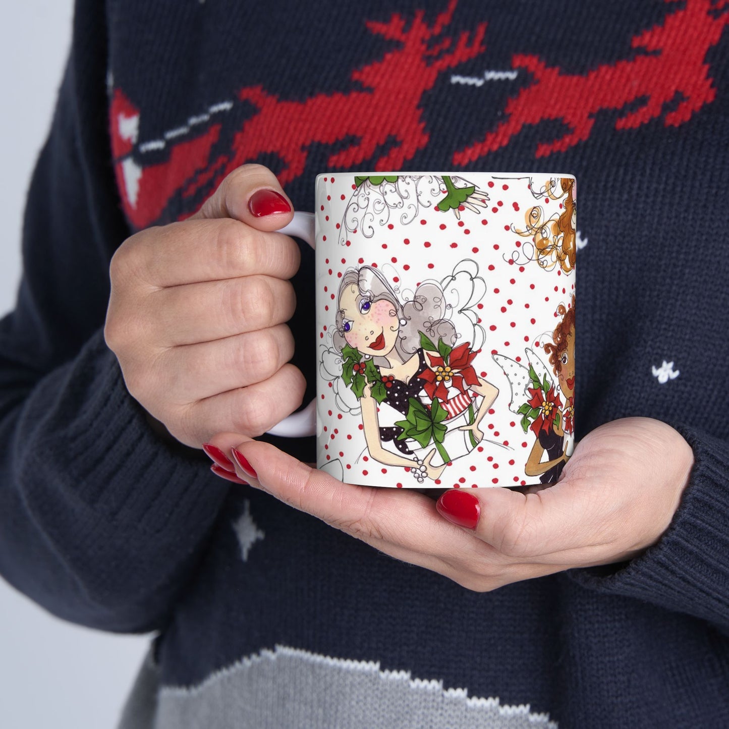 Fairy Toss White / Red Cup