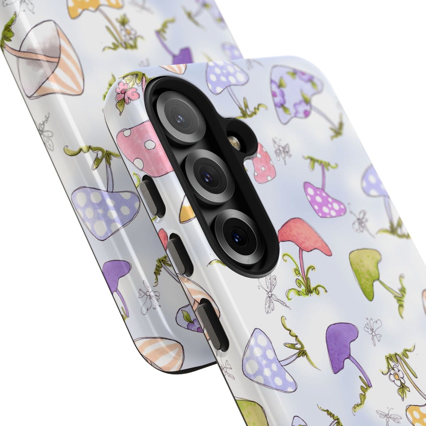 Mushroom Toss Blue Phone Case