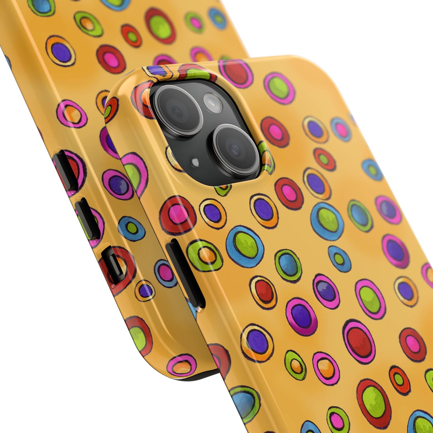 Dopey Dots Yellow Phone Case