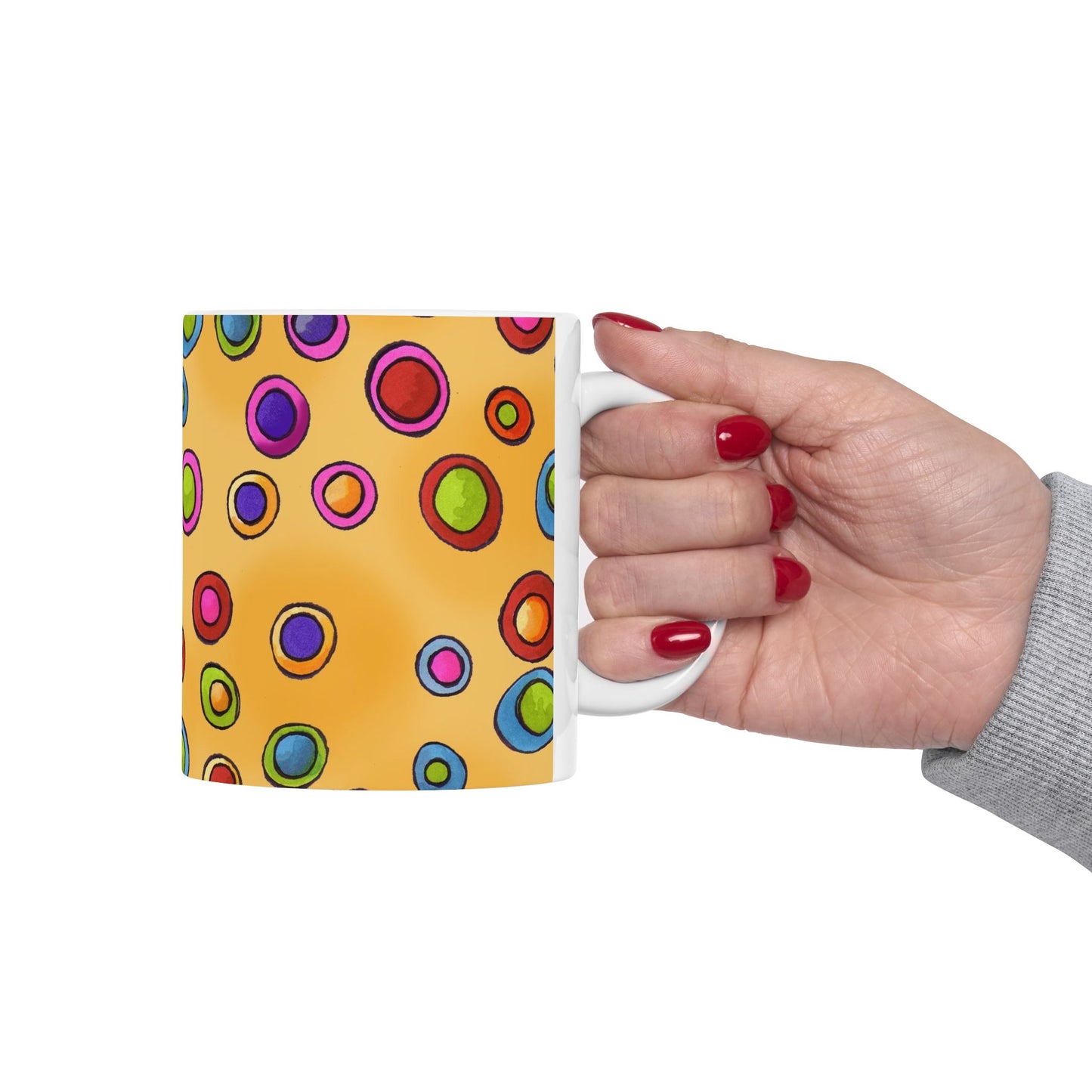 Dopey Dots Yellow Cup