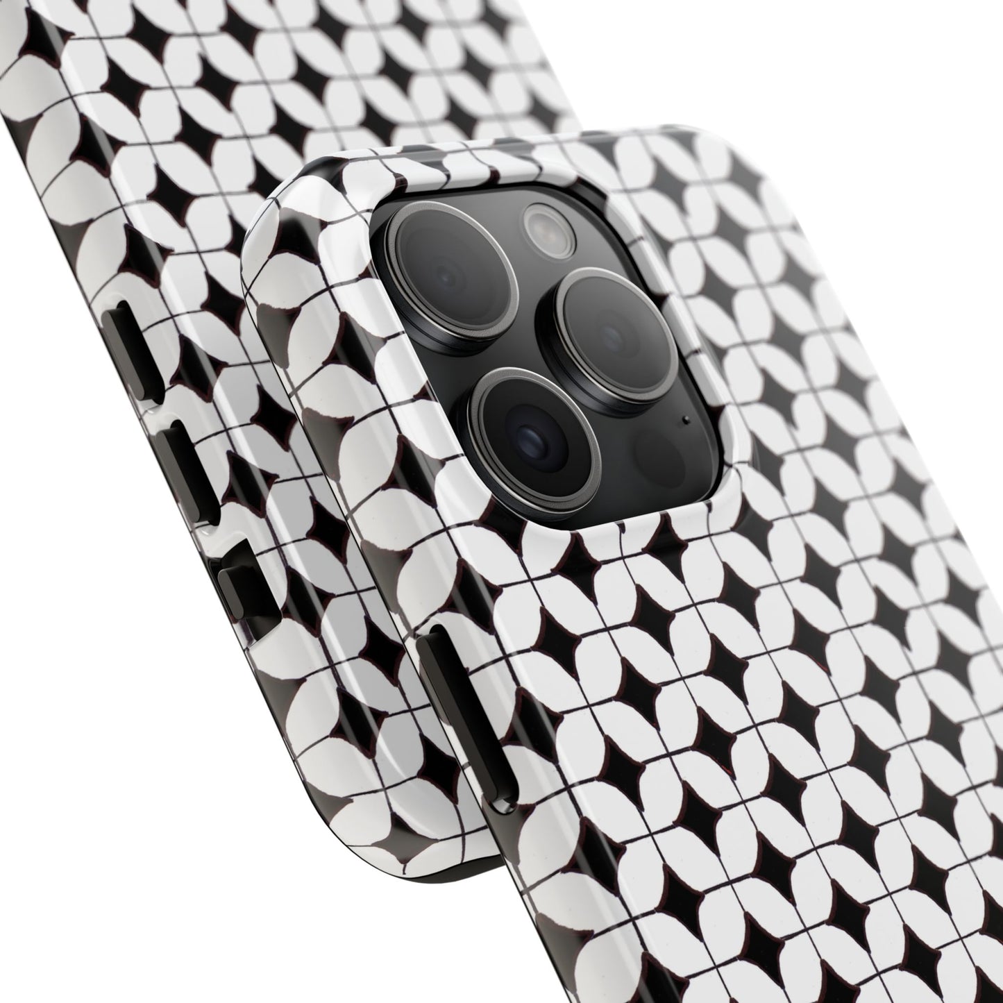 Tile-ish Black Phone Case