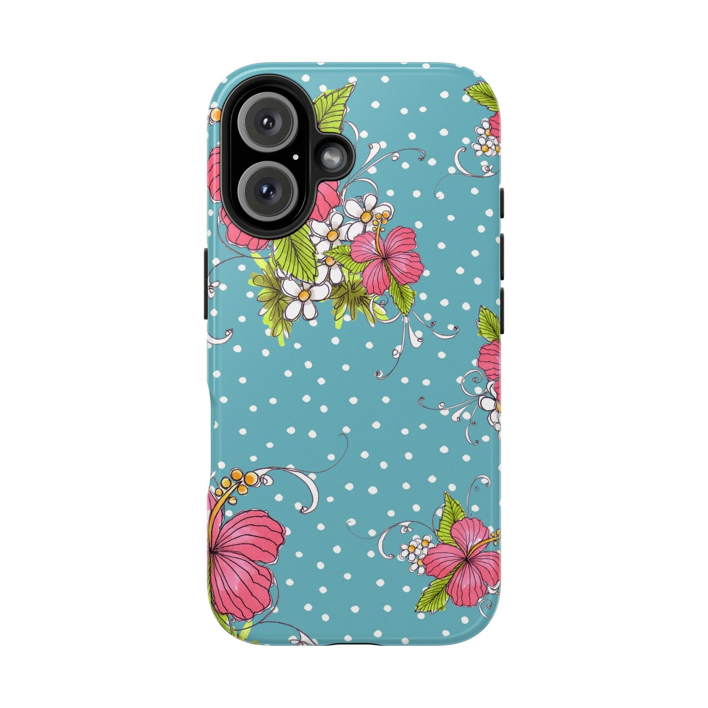 Lady Luau Turquoise Phone Case