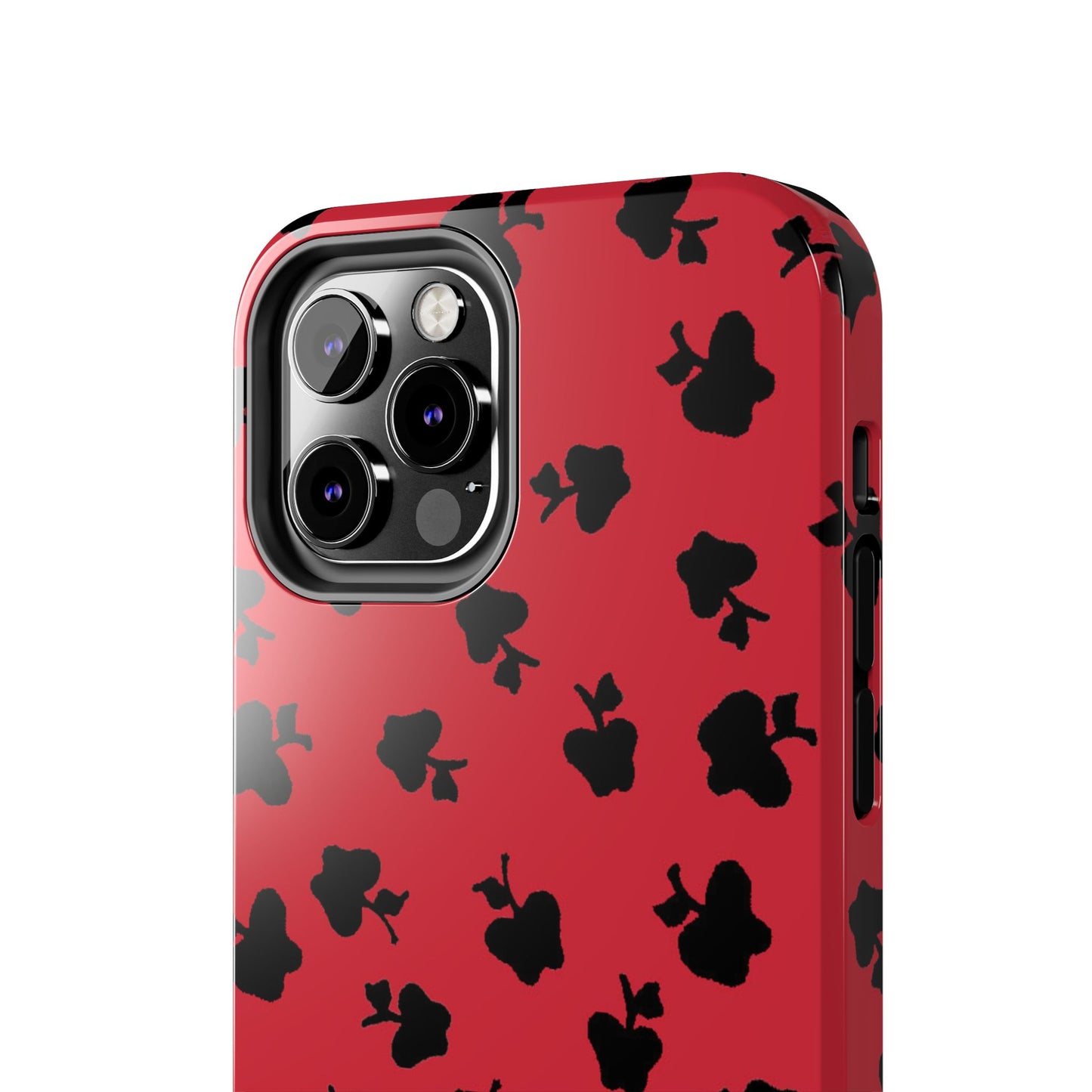 Happy Apples Red / Black Phone Case