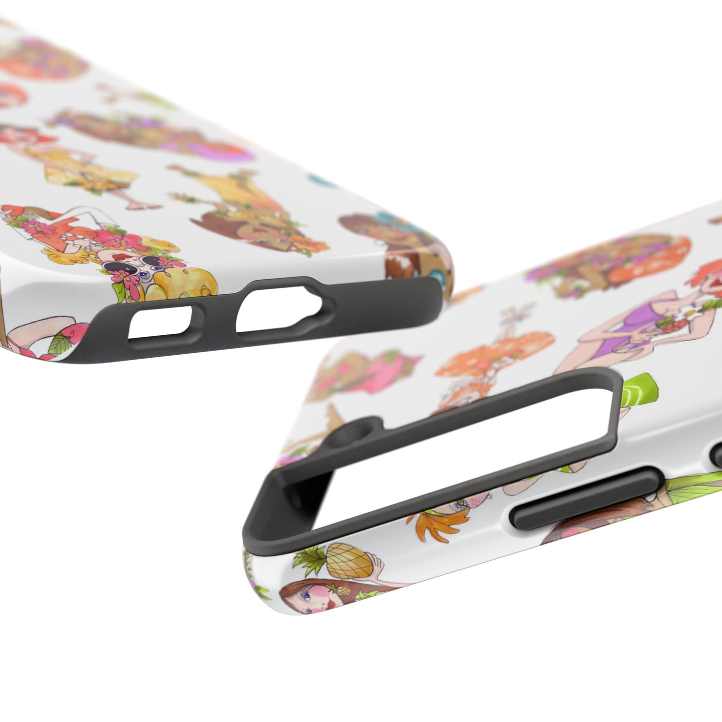 Island Toss White Phone Case