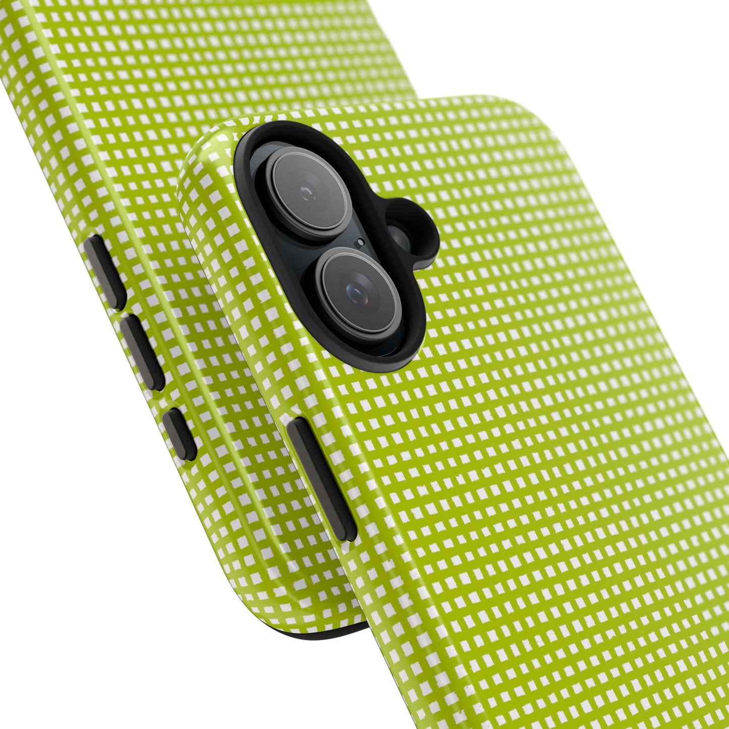 Chipper Check Lime Phone Case