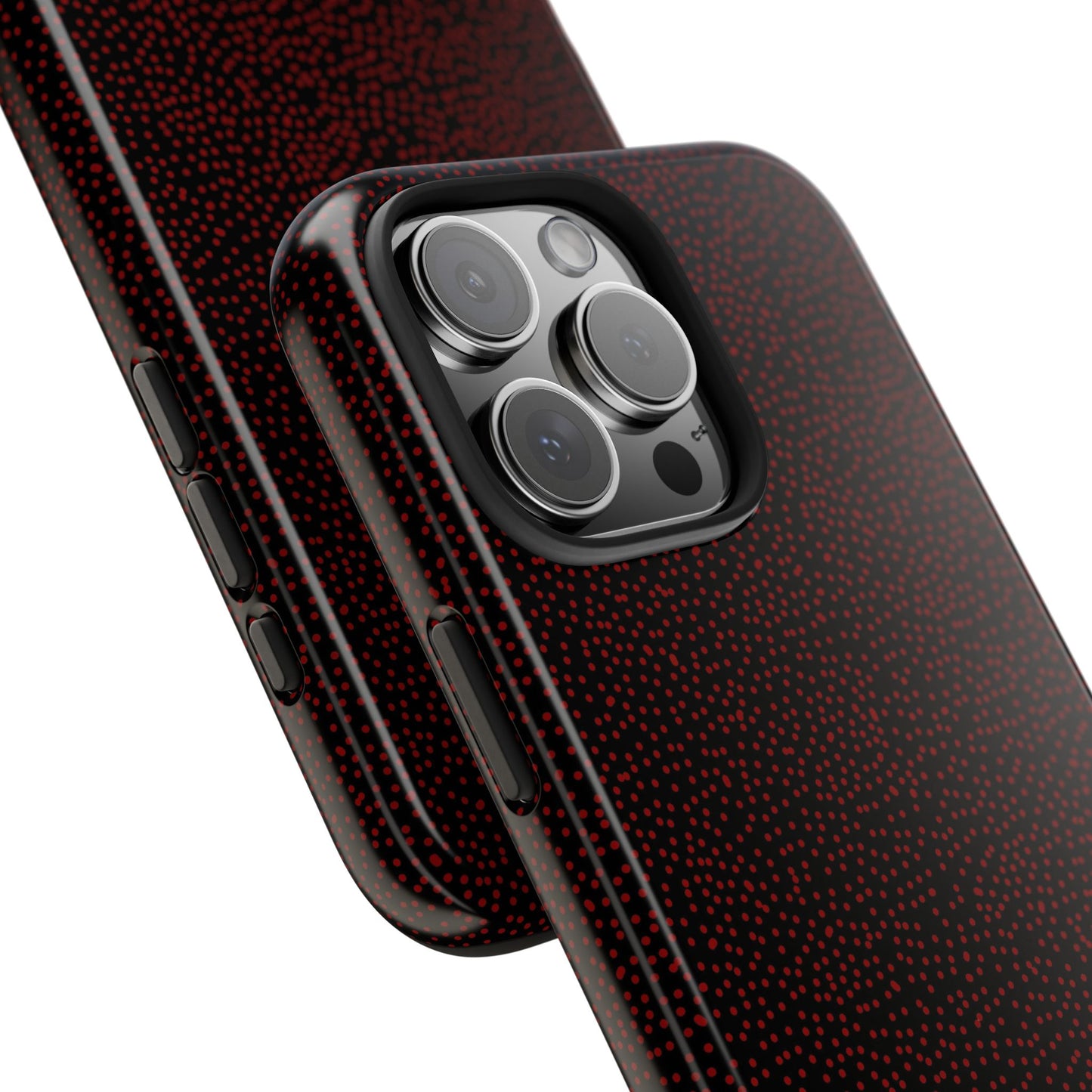 Mini Dot Black / Red Phone Case
