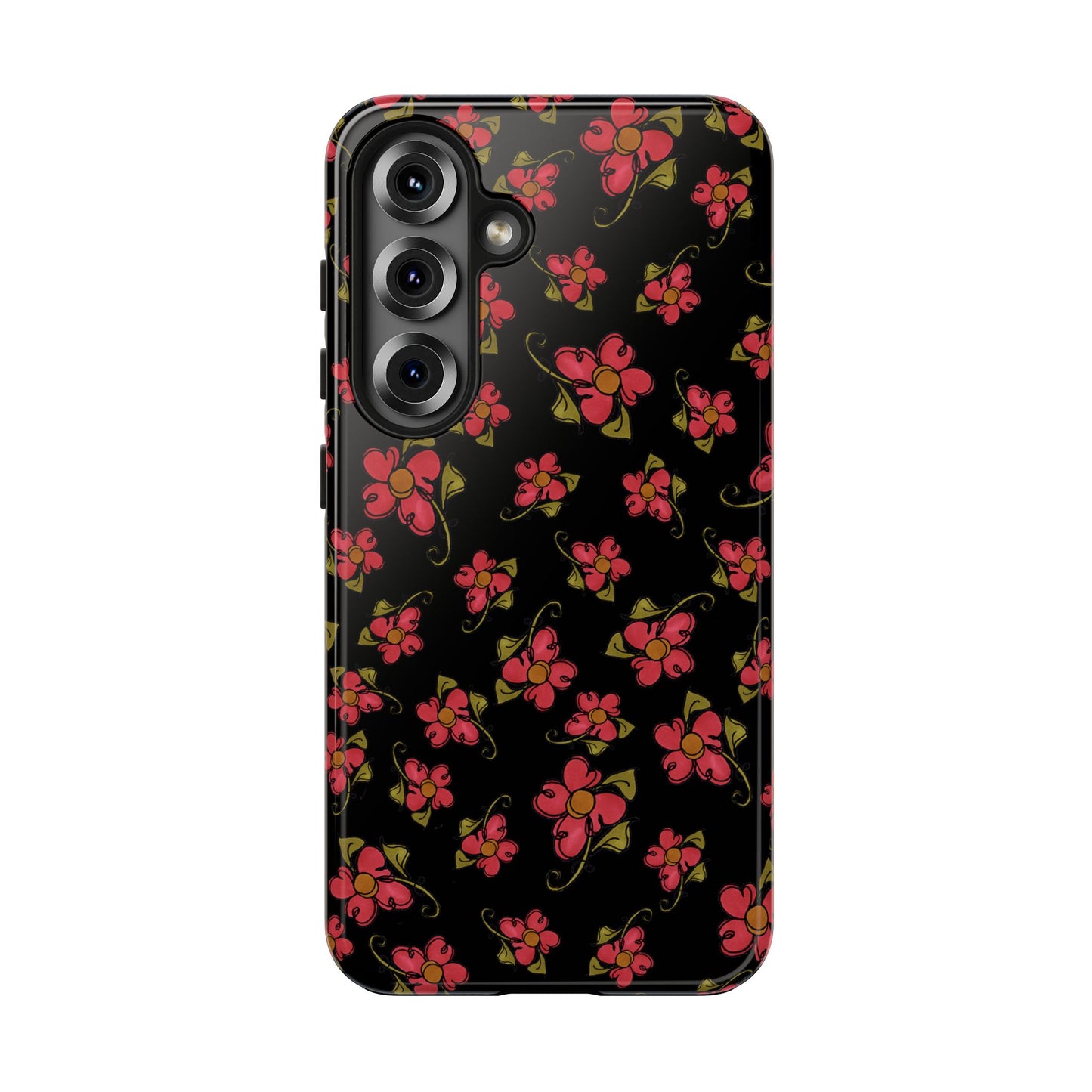 Daisy Caper Black Phone Case