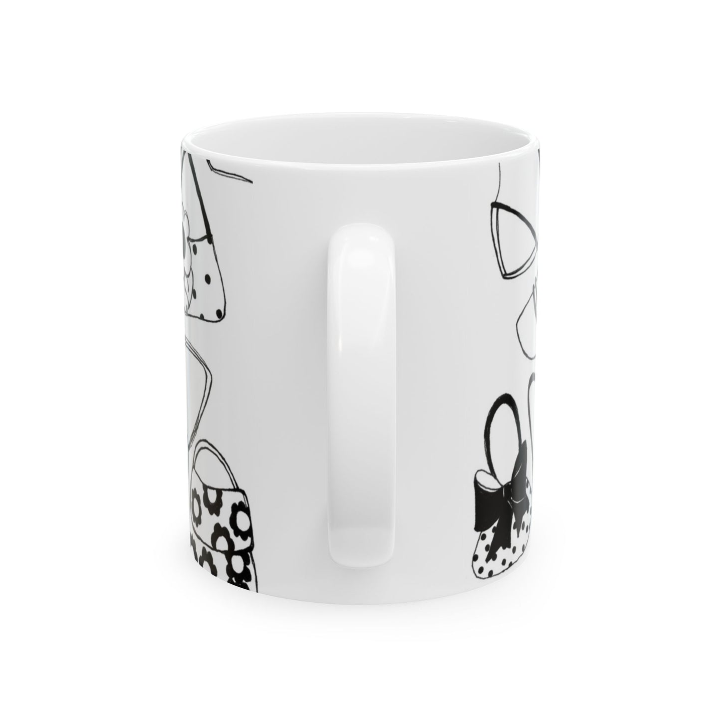 Handbags White / Black Cup