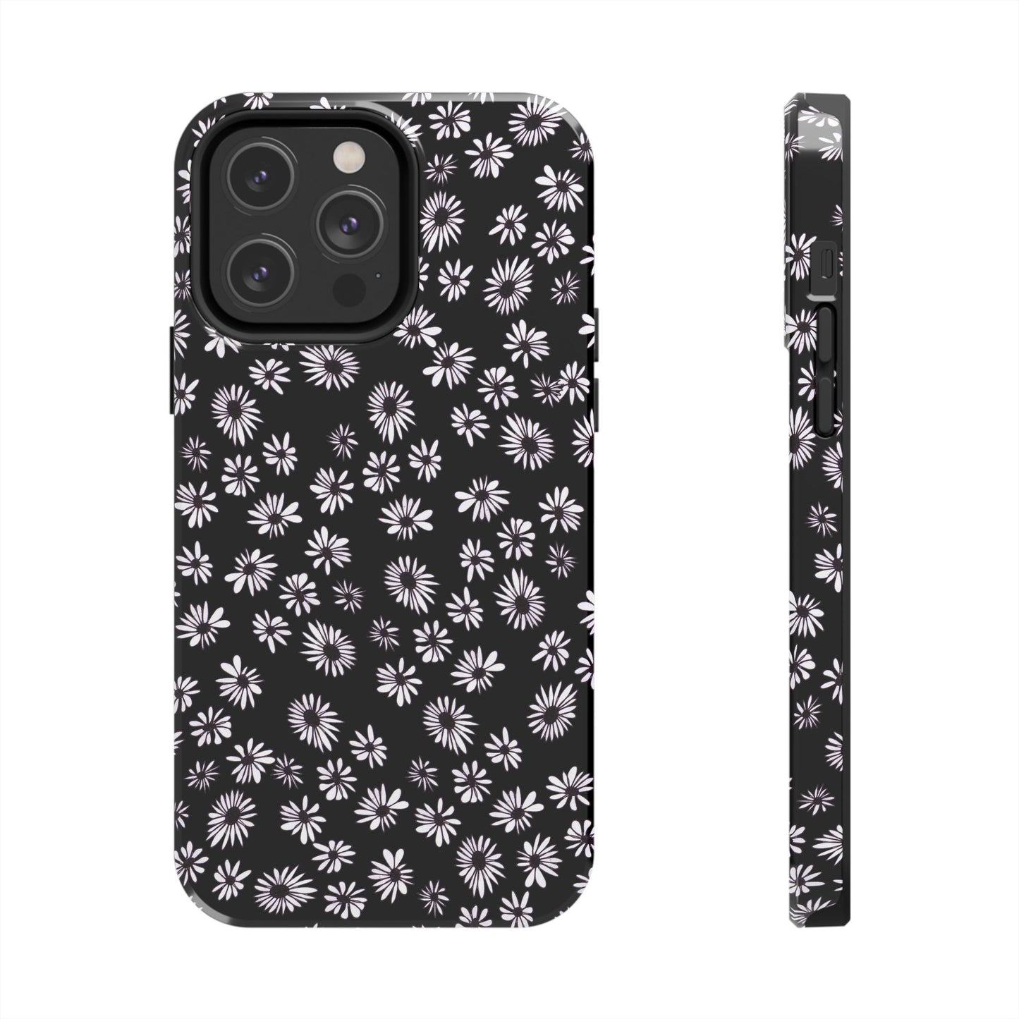 Random Daisy Black / White Phone Case