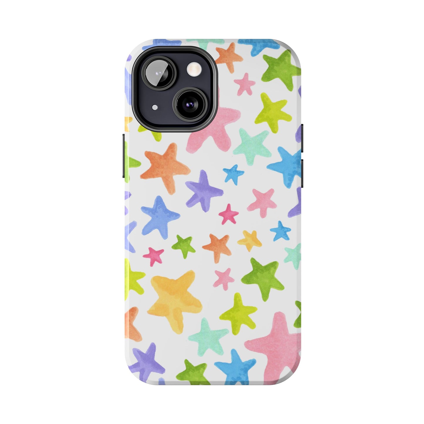 Happy Stars White Phone Case