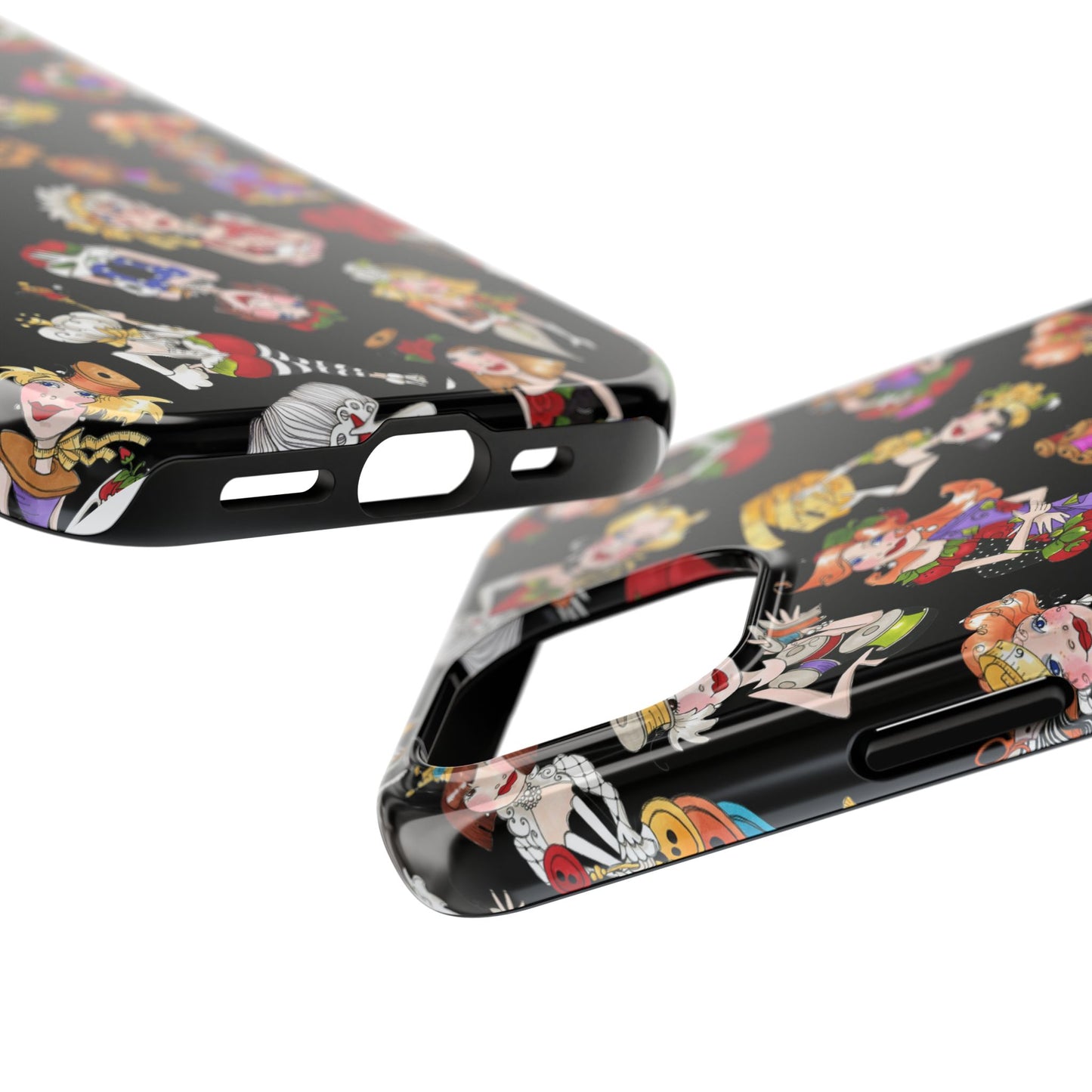 Curious Toss Black Phone Case