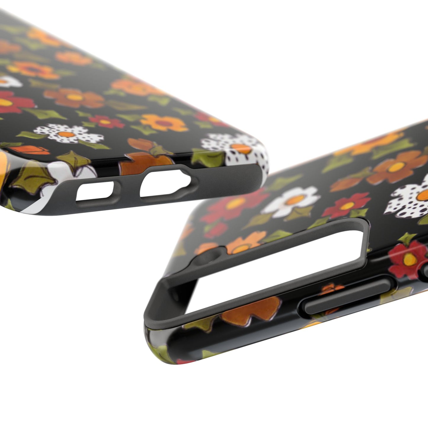 Spice Posie Black Phone Case