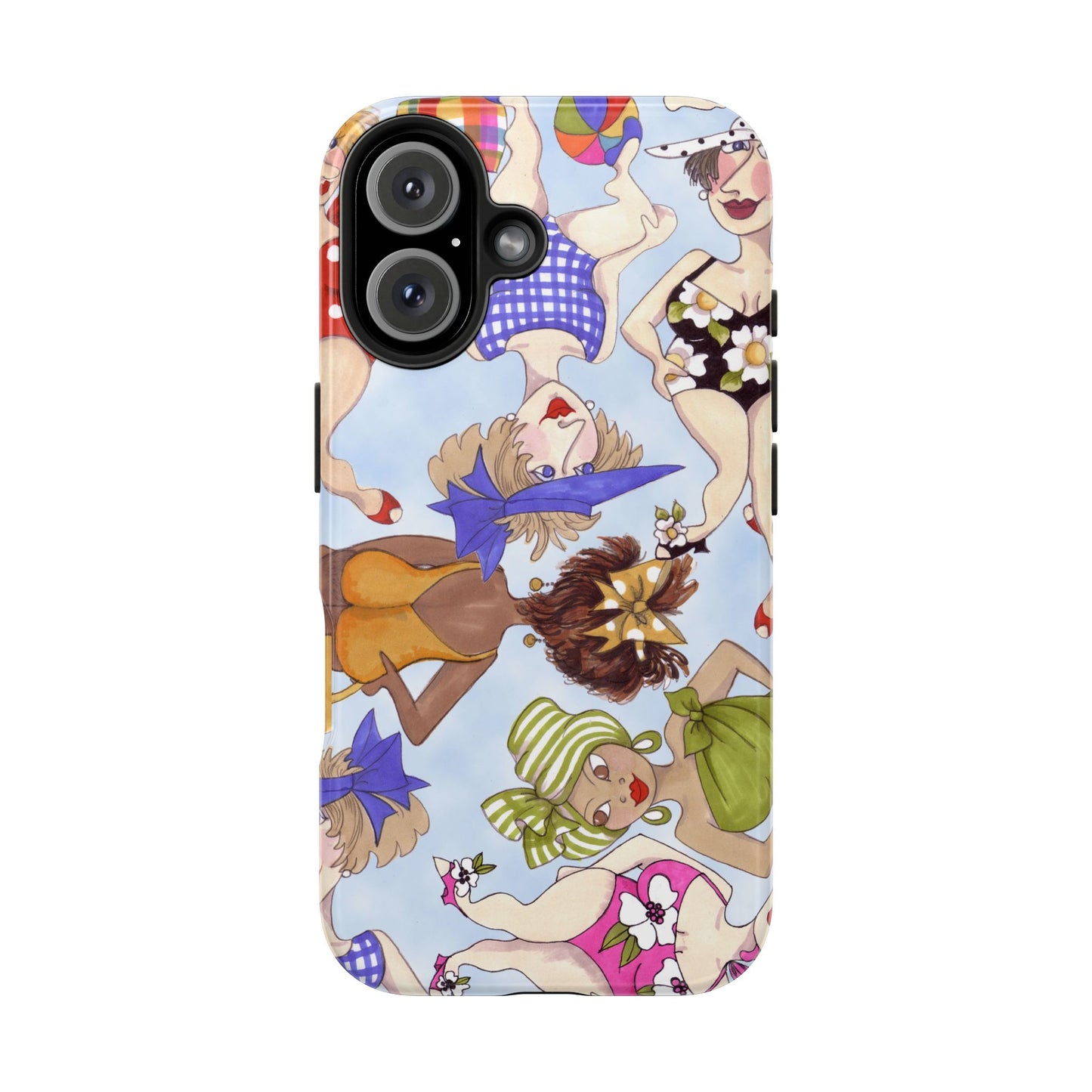 Bathing Beauties Blue Sky Phone Case