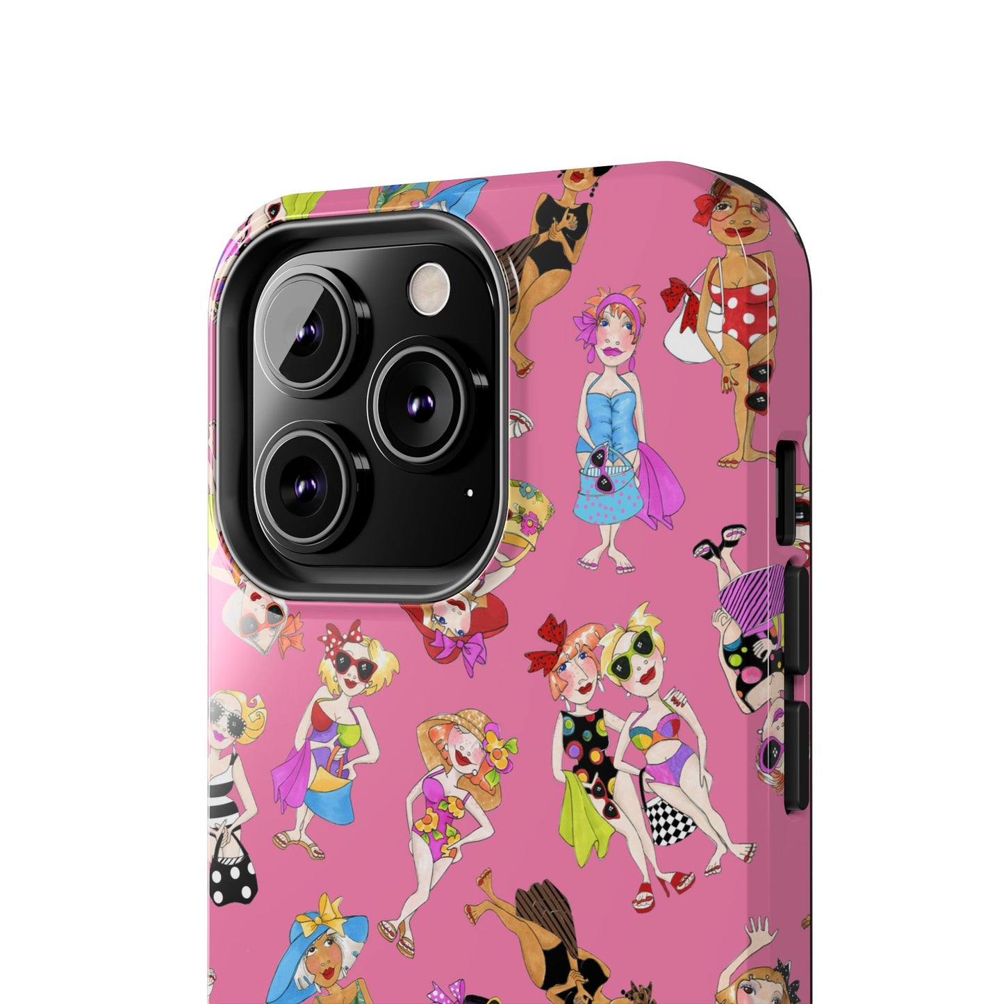 Tossed Beauties Pink Phone Case