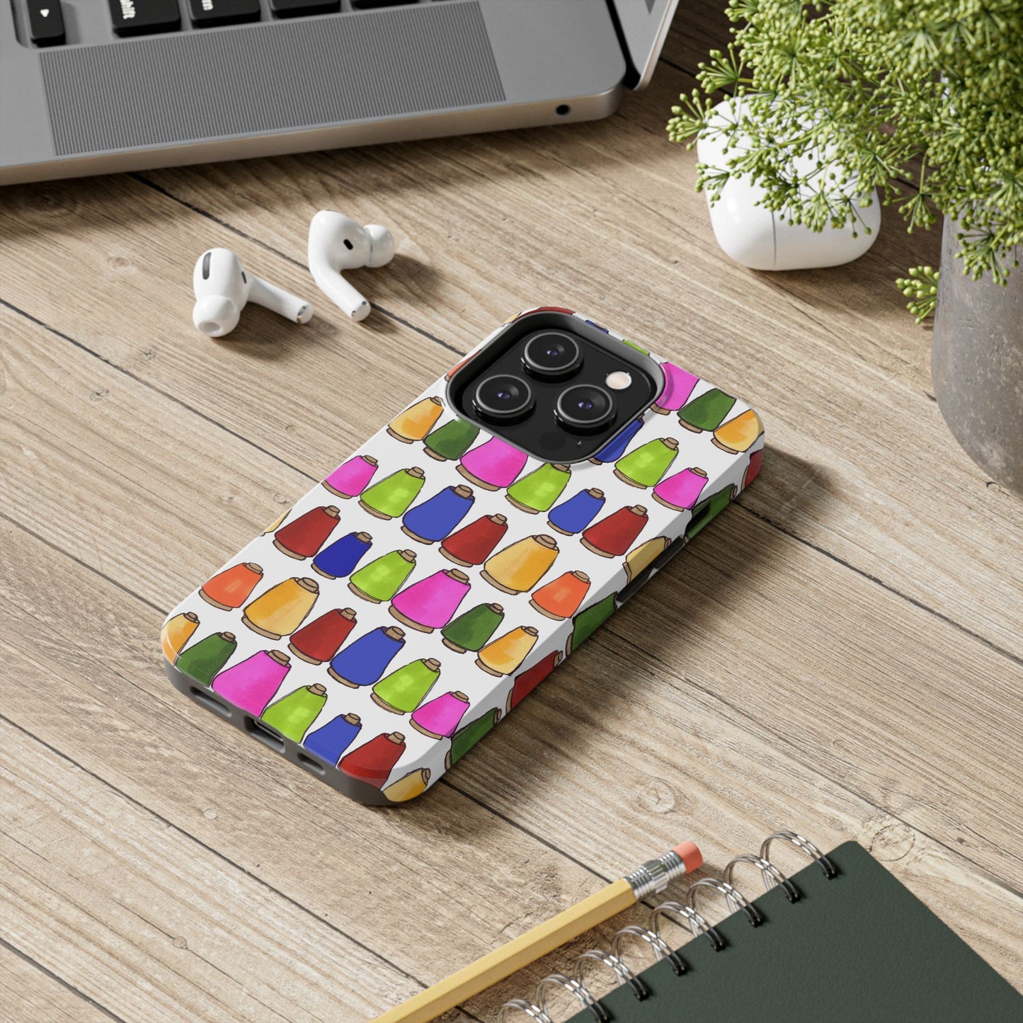 Coneiferous White / Multi Phone Case