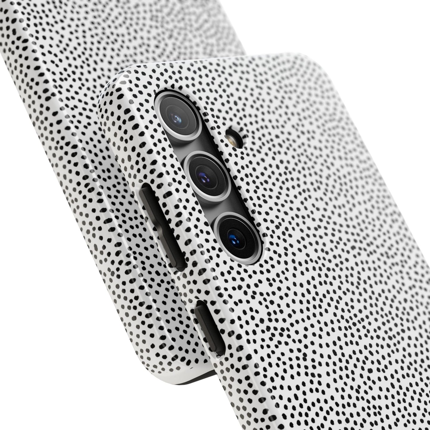 Baby Dots White / Black Phone Case