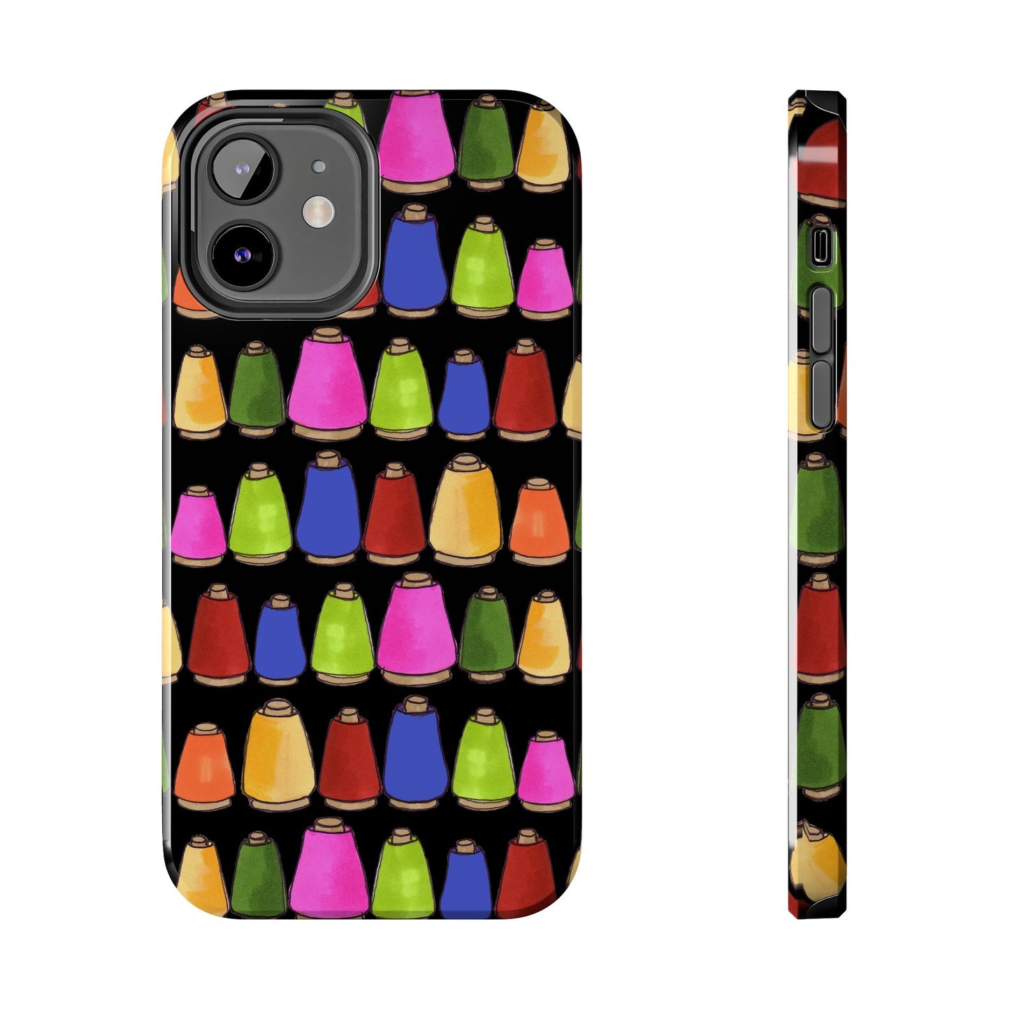 Coneiferous Black / Multi Phone Case