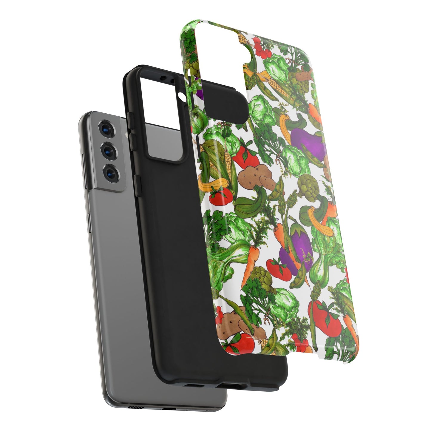 Veggie Jungle White Phone Case