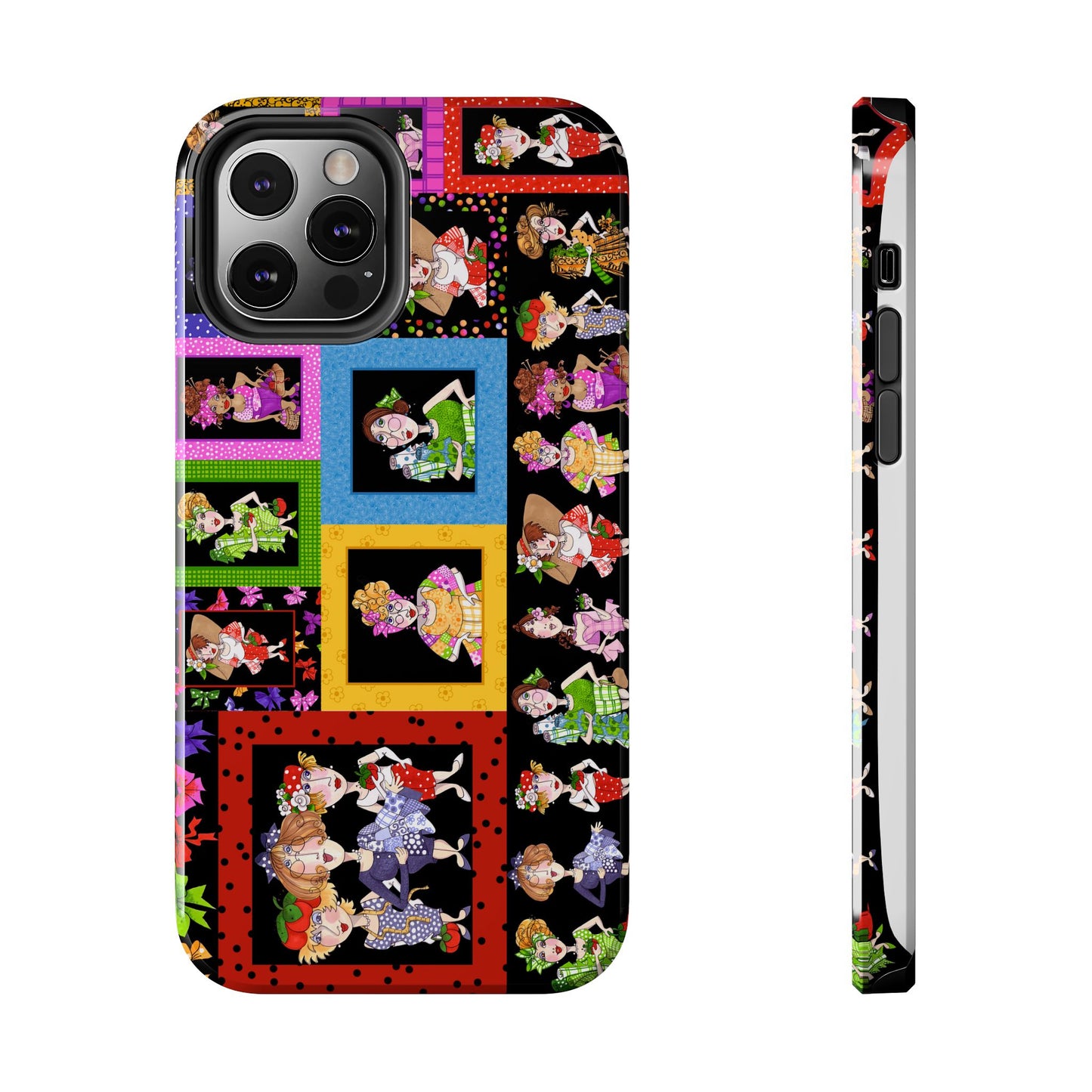 Fun Ladies Black Phone Case