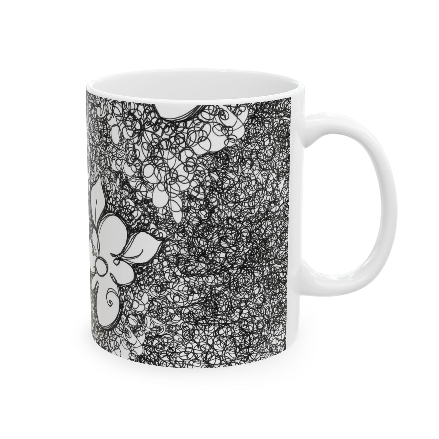 Flower Scribbles Cup