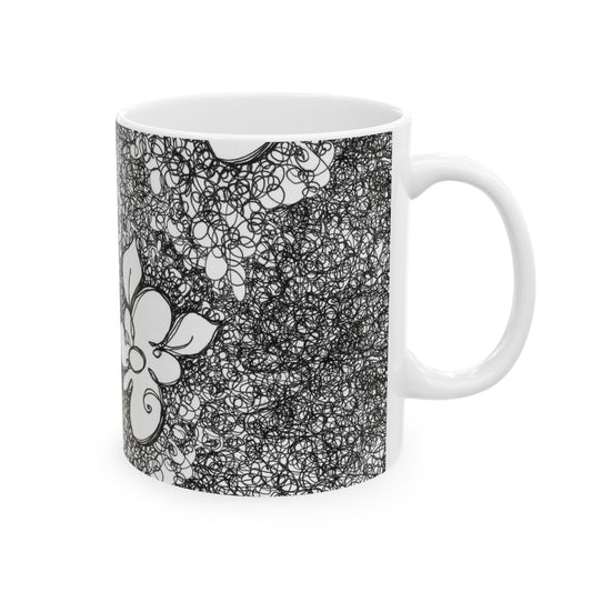 Flower Scribbles Cup
