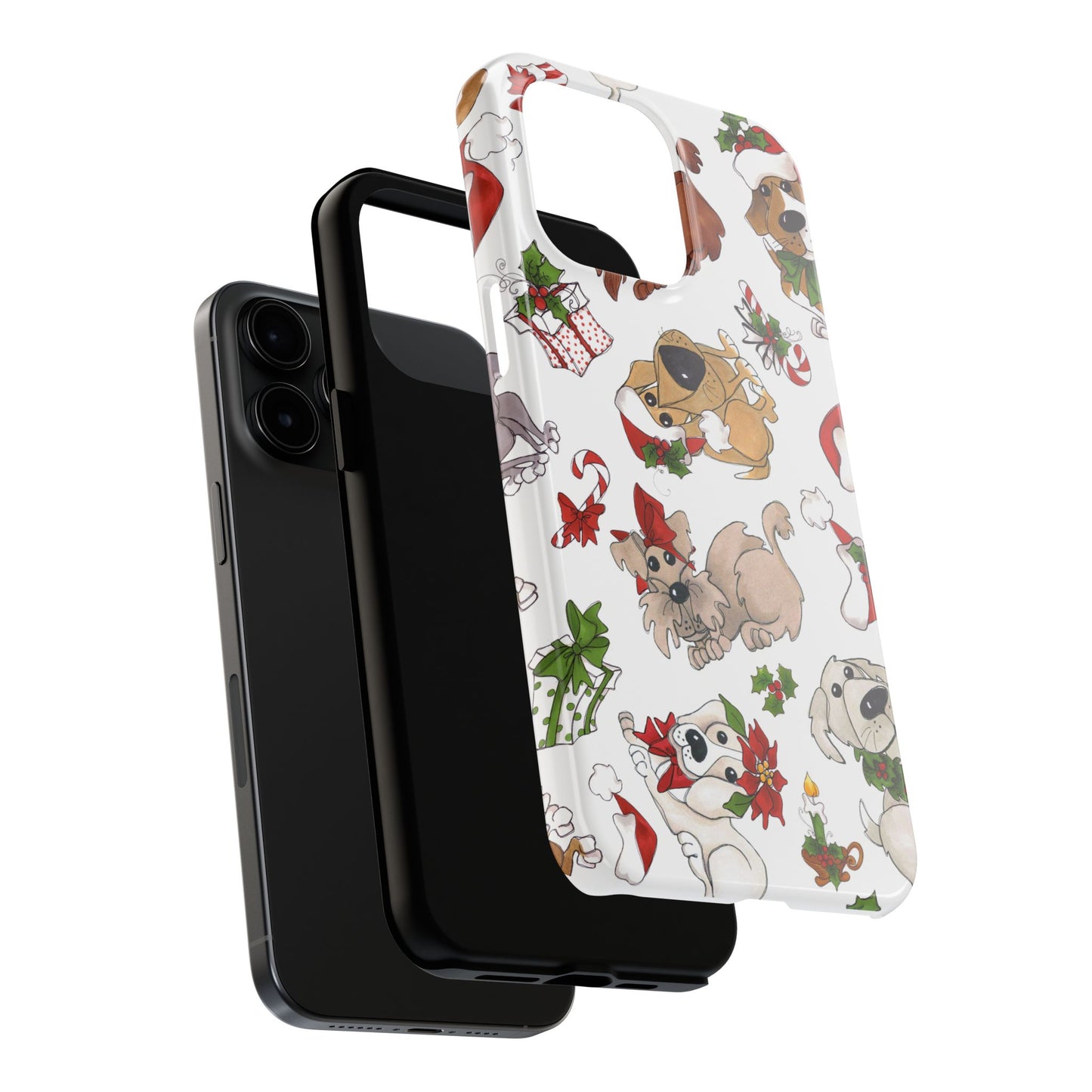 Doggie Toss White Phone Case