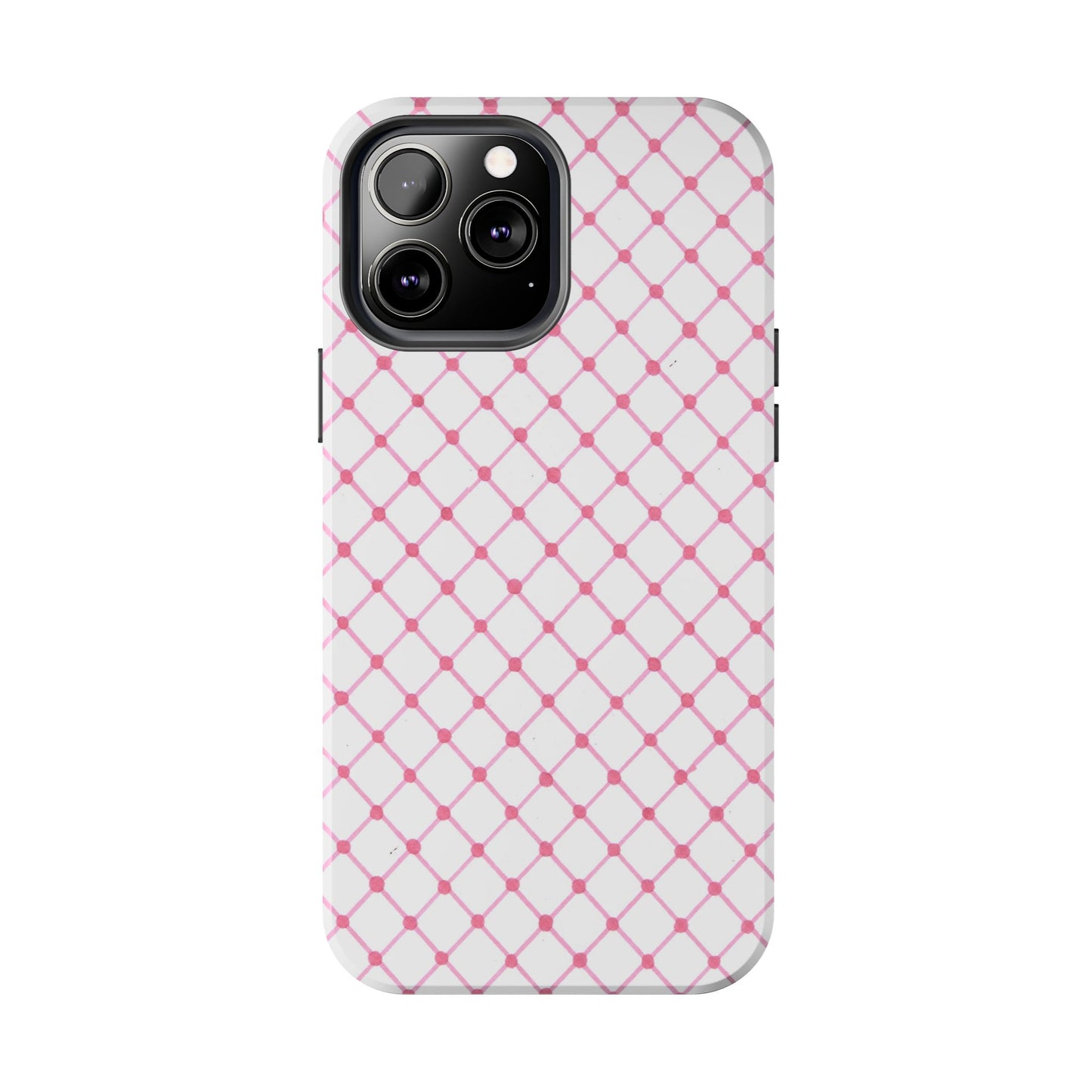 Cyclone Fence White / Pink Phone Case