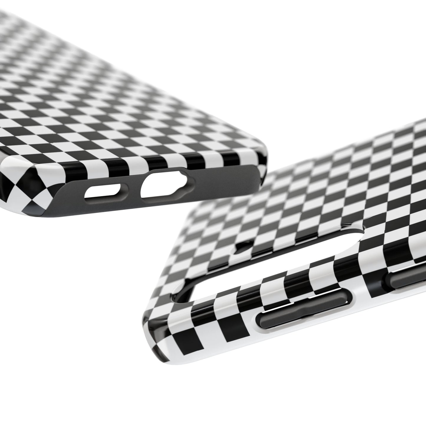 Checkerboard Black / White Phone Case