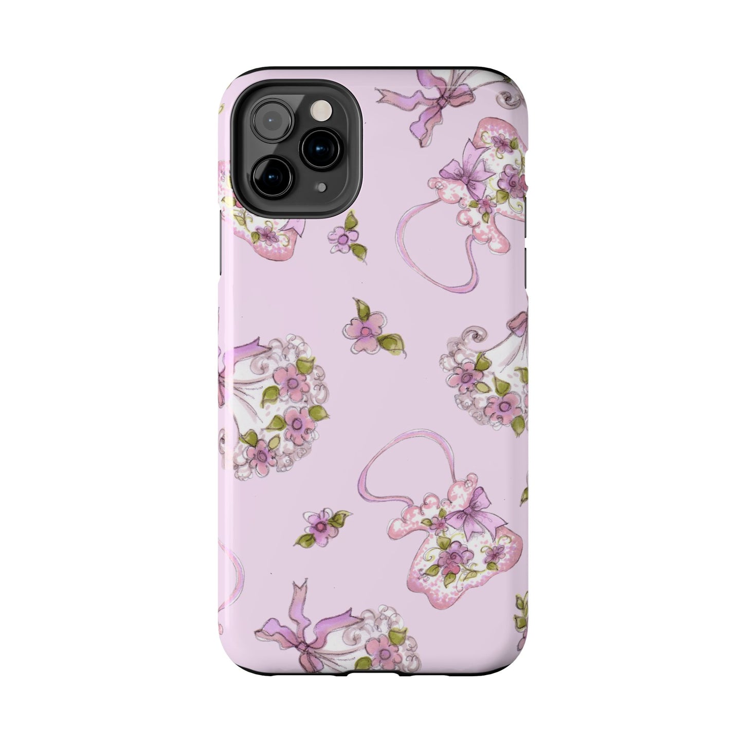 Flower Model Hand Bag Phone Case