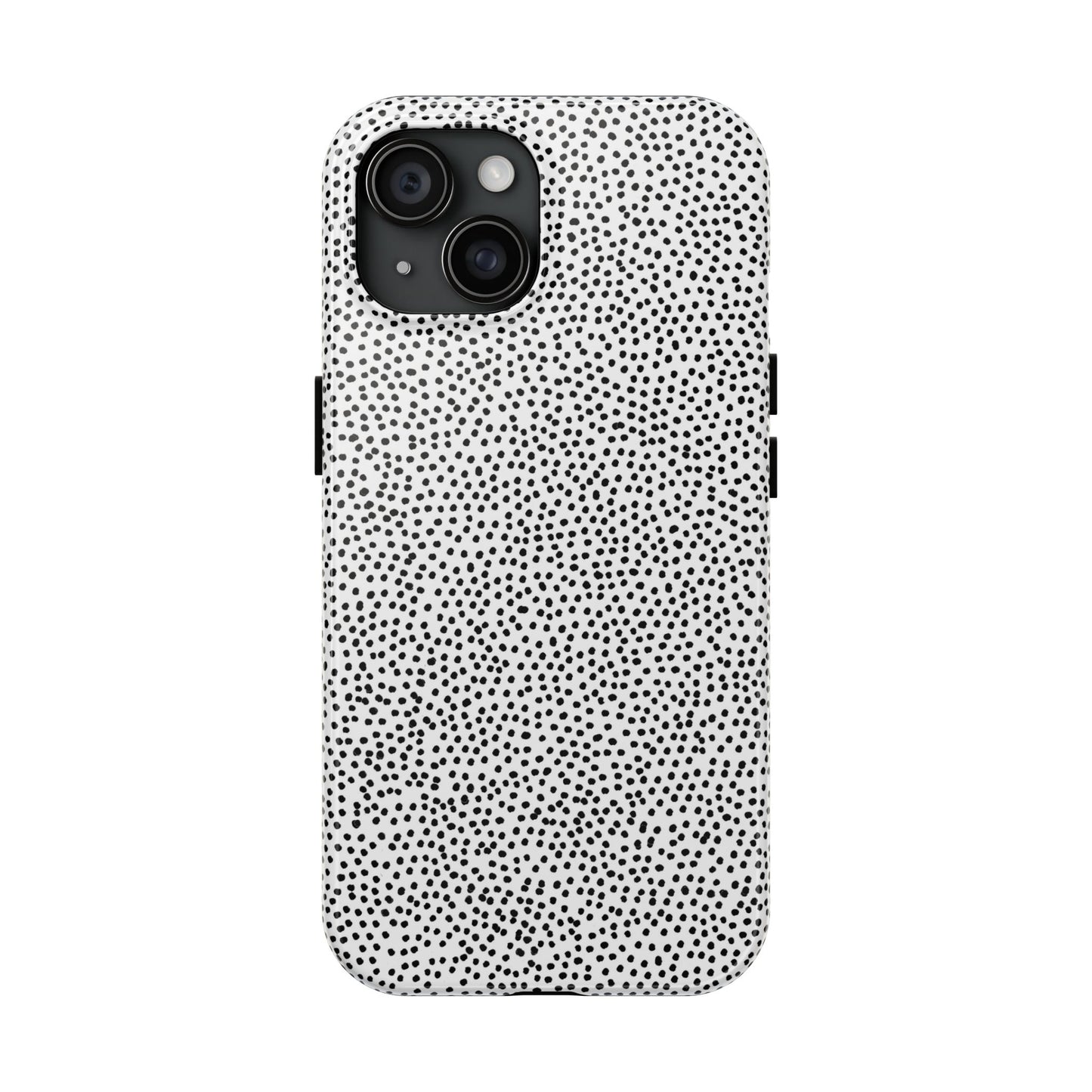 Baby Dots White / Black Phone Case