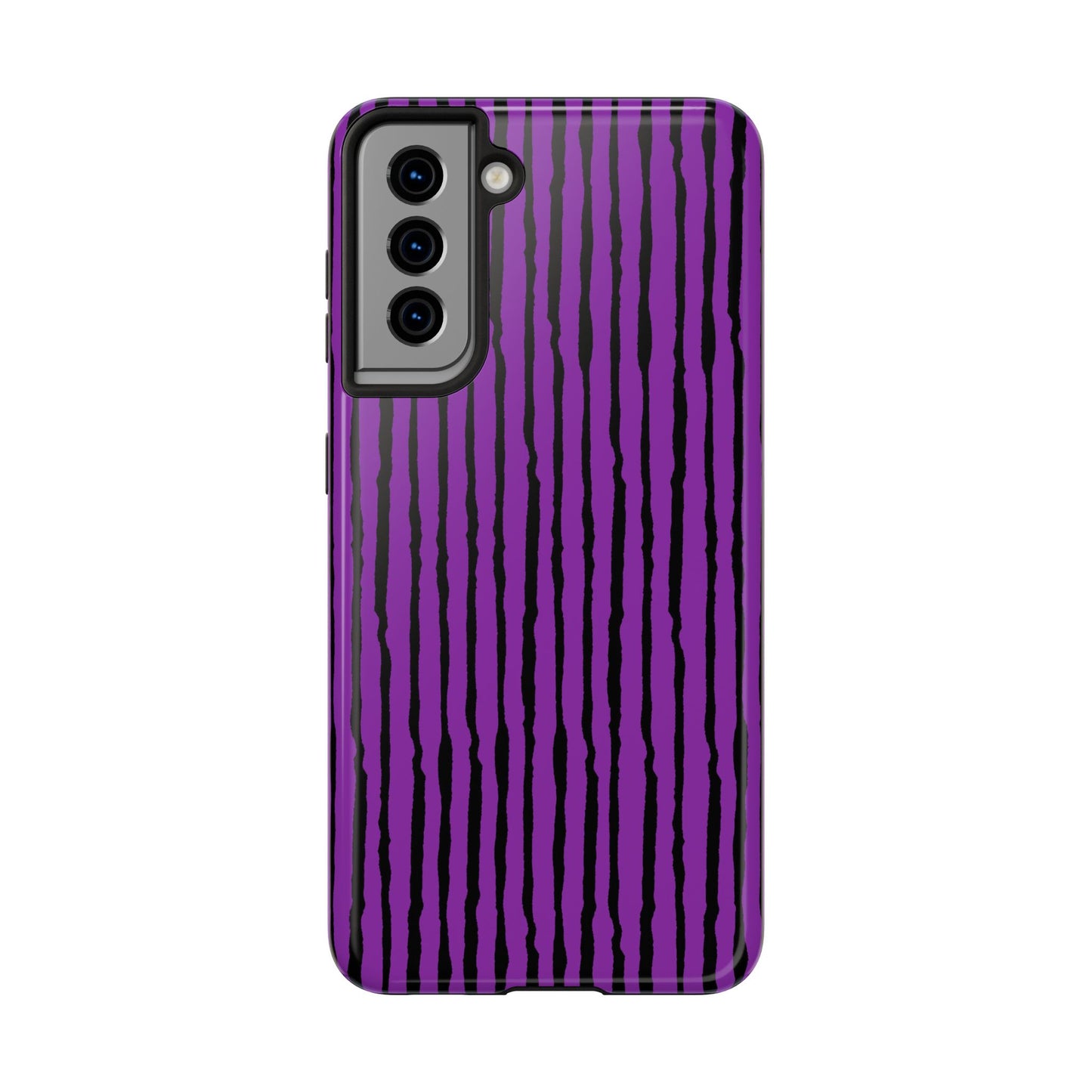Sorta Stripe Purple / Black Phone Case