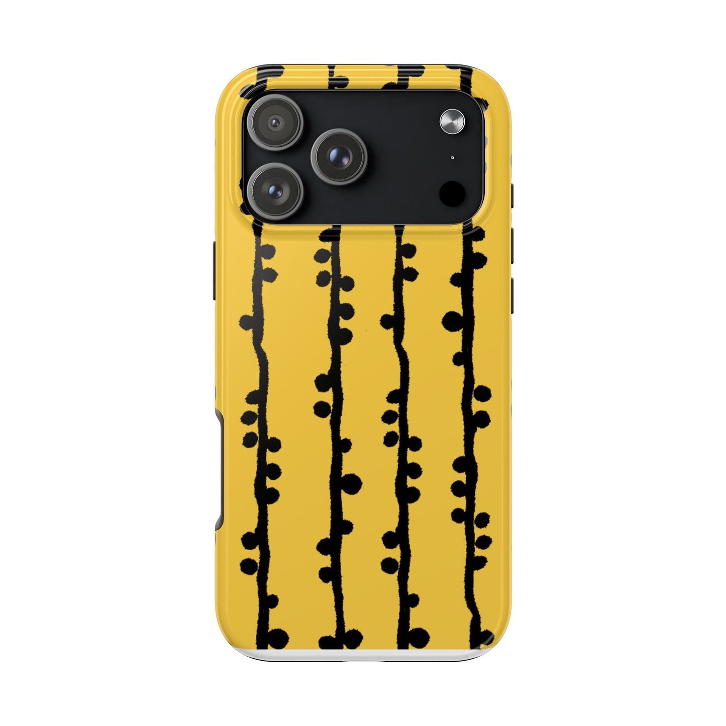 Loopy Stripe Yellow Phone Case