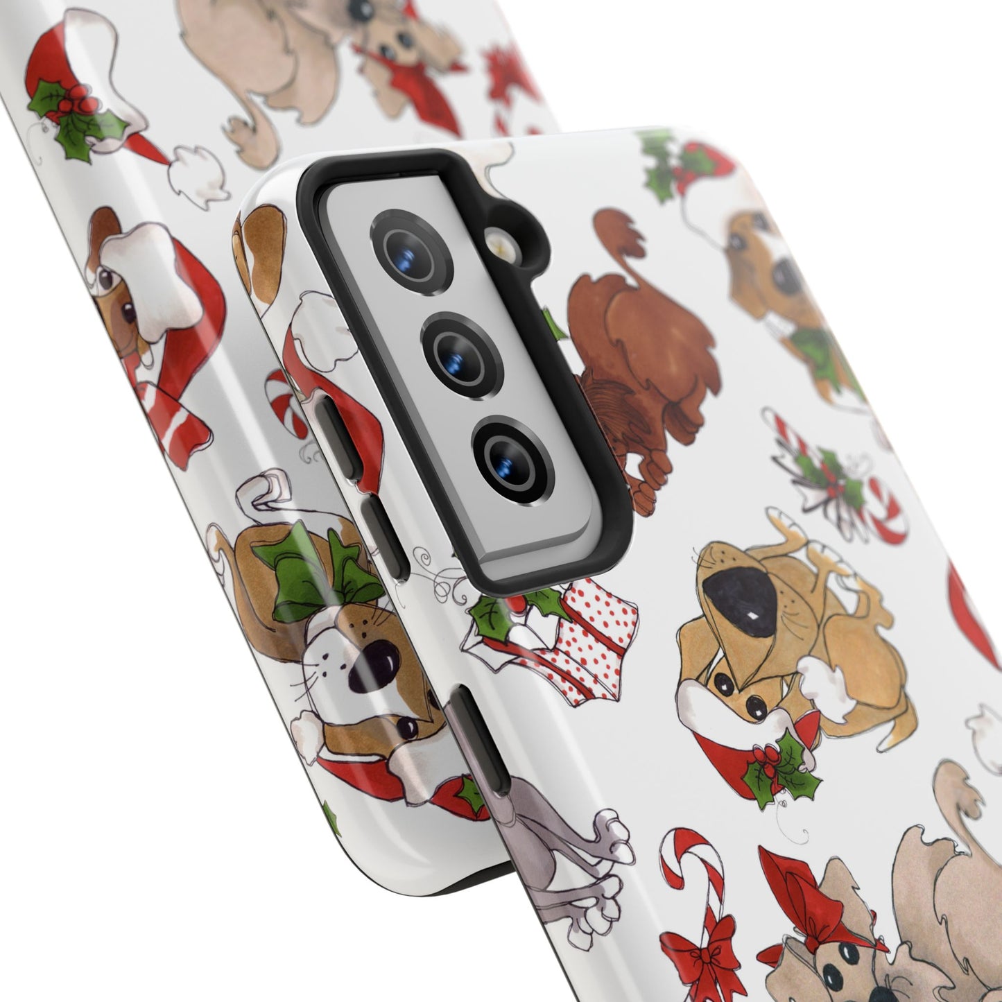 Doggie Toss White Phone Case