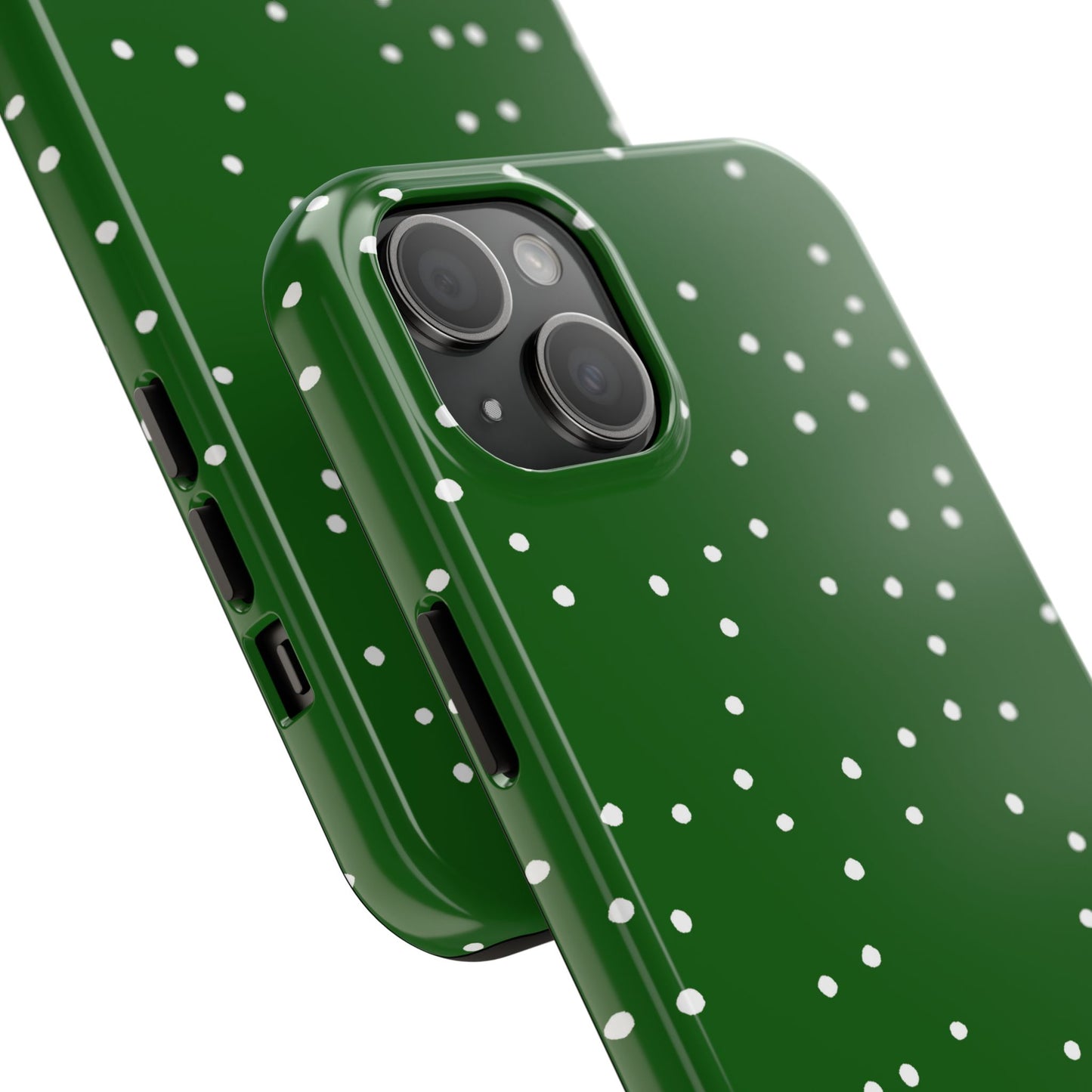 Dinky Dots Green / White Phone Case