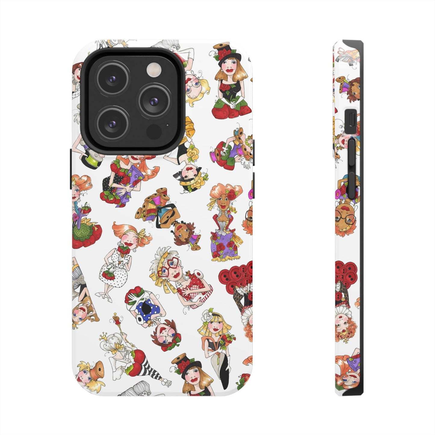 Curious Toss White Phone Case