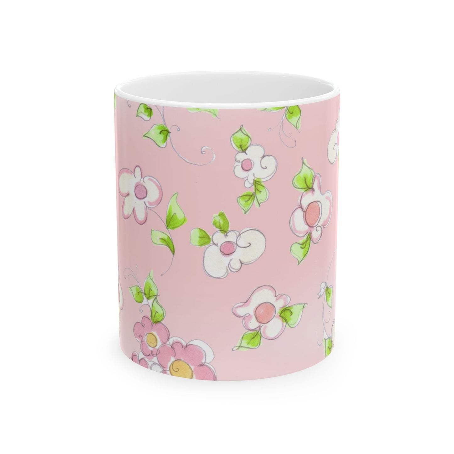 Precious Posies Pink Cup