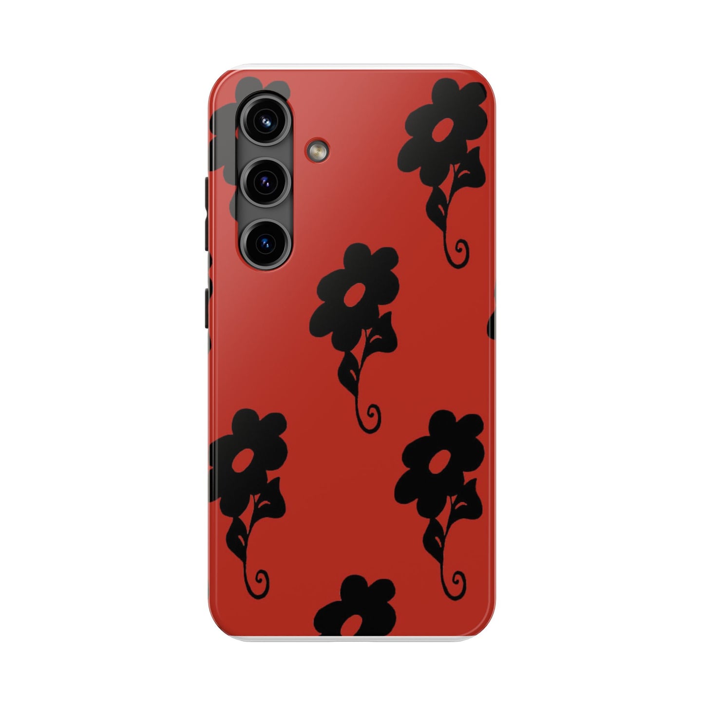 Daring Daisy Red Phone Case