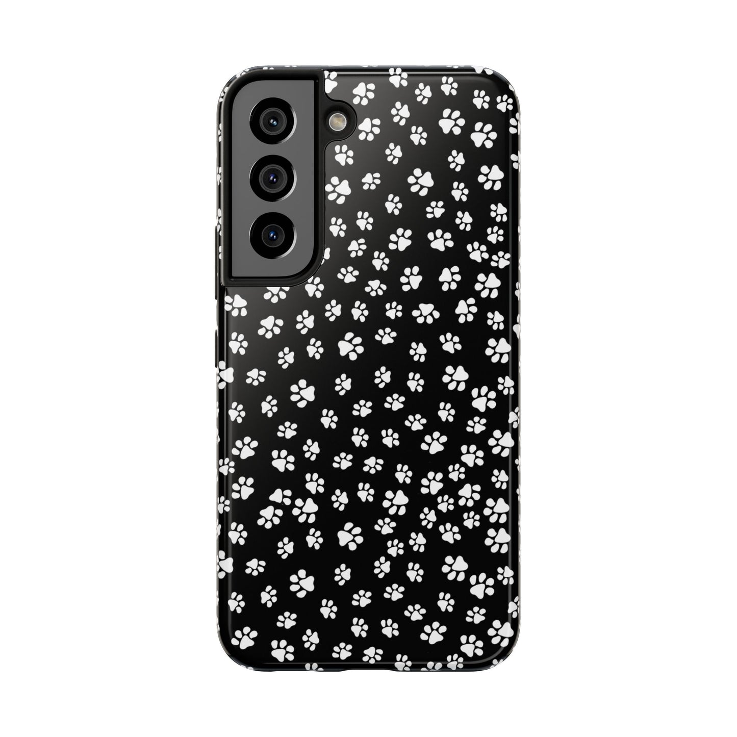 Little Paws Black / White Phone Case