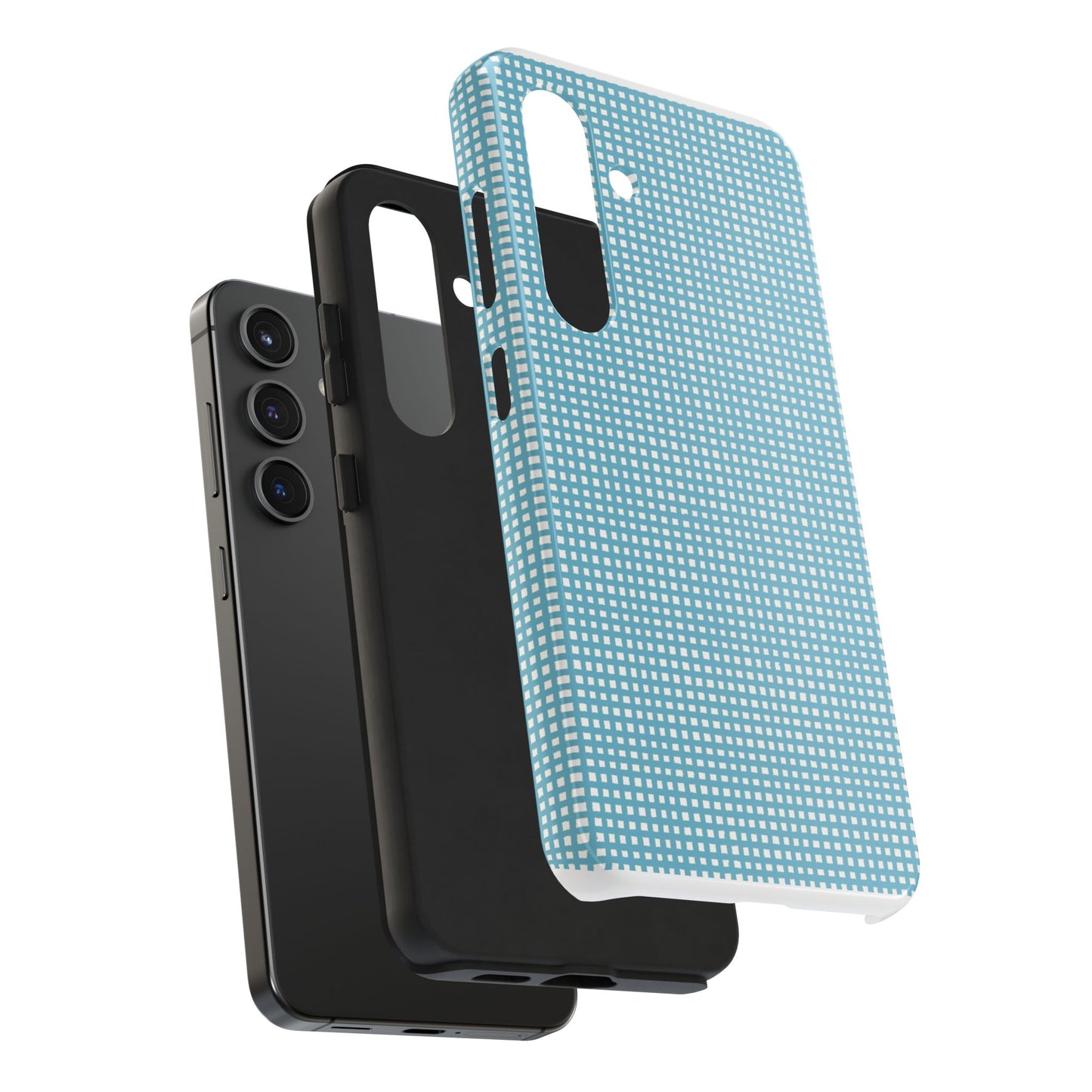 Chipper Check Turquoise Phone Case