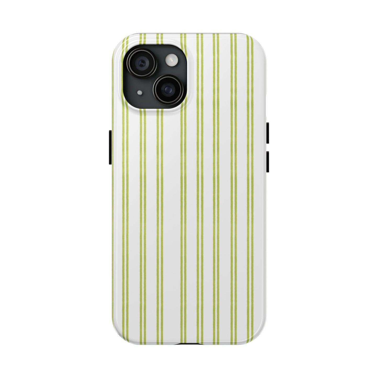 Green Double Stripe Phone Case