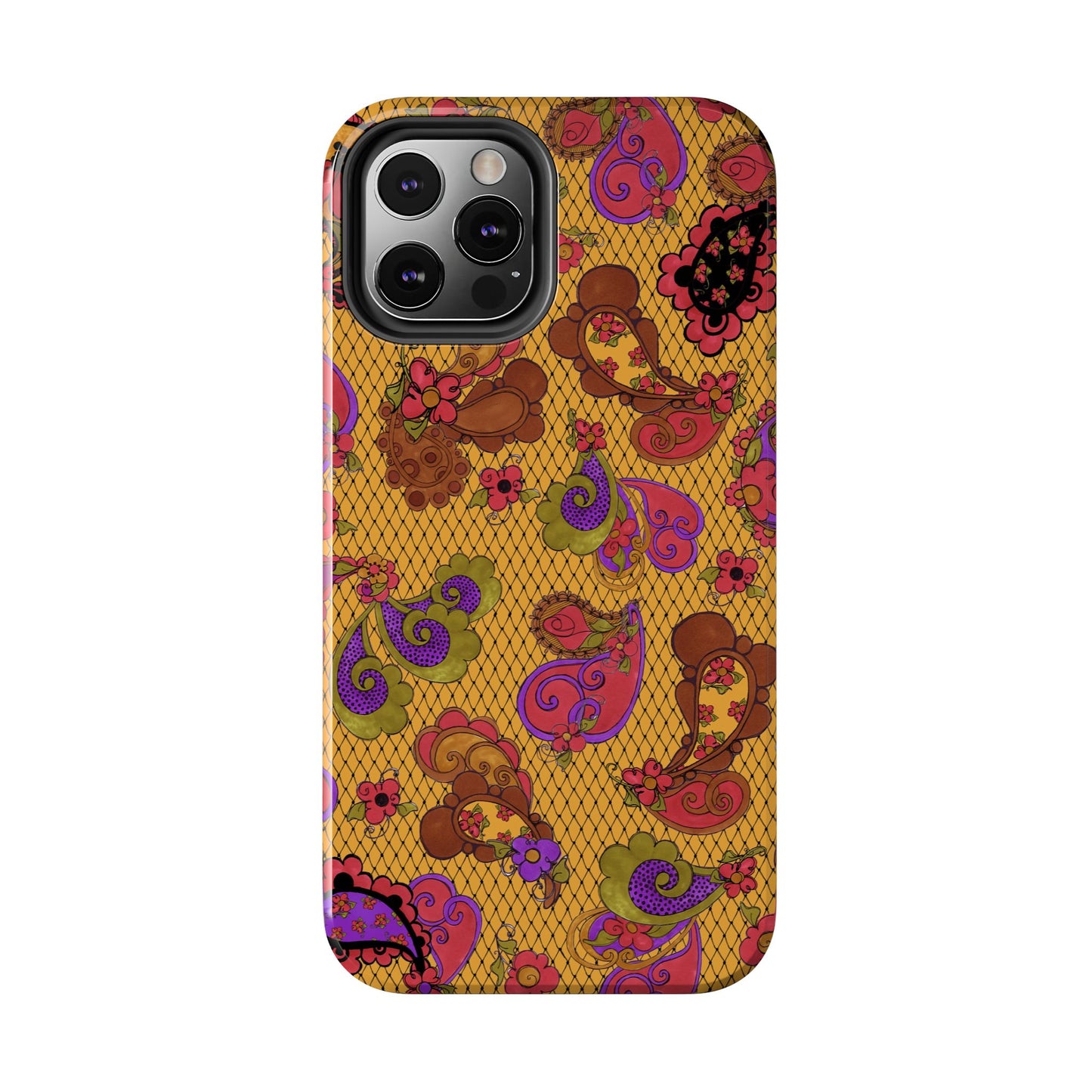 Posie Paisley Gold Phone Case