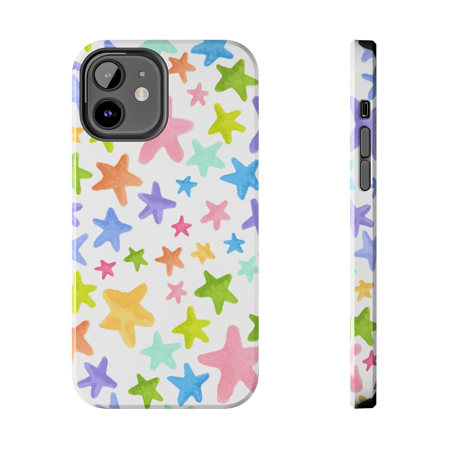 Happy Stars White Phone Case
