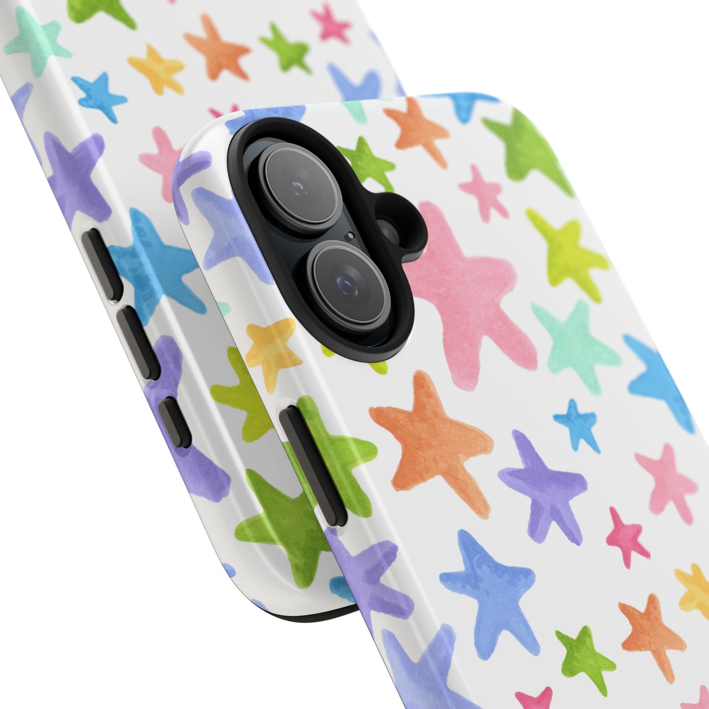 Happy Stars White Phone Case