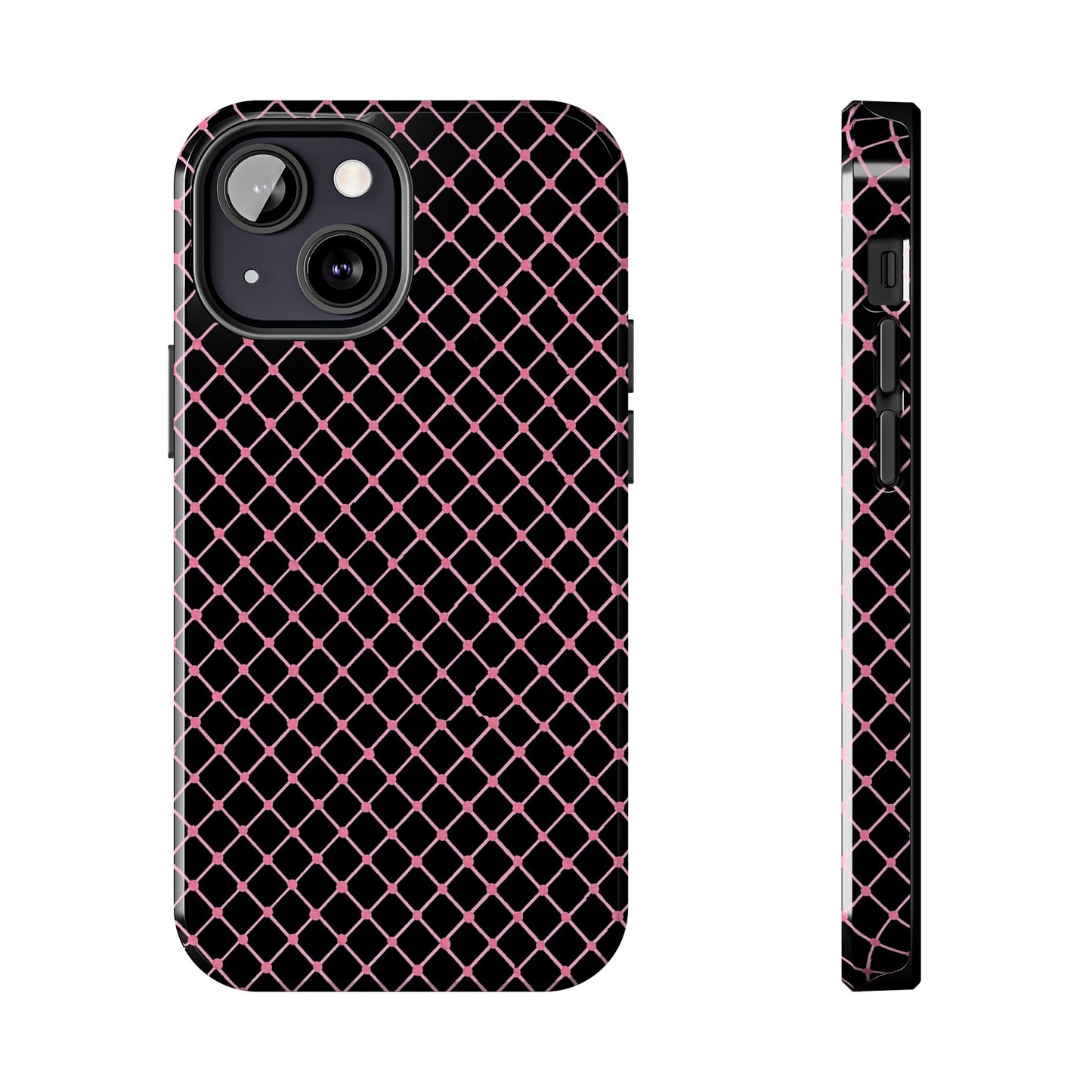 Cyclone Fence Black / Pink Phone Case