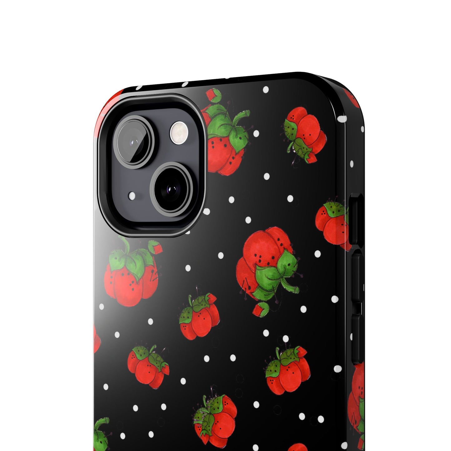 Pin Dots Black Phone Case