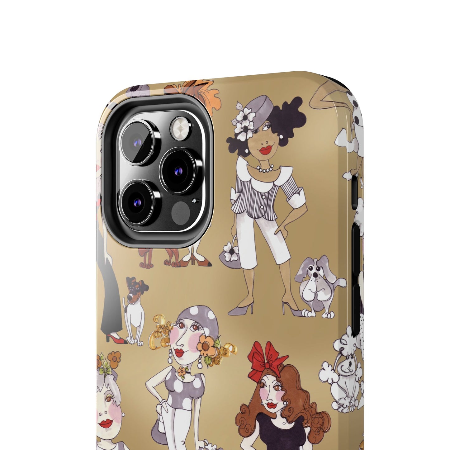 Dog Ladies Tan Phone Case