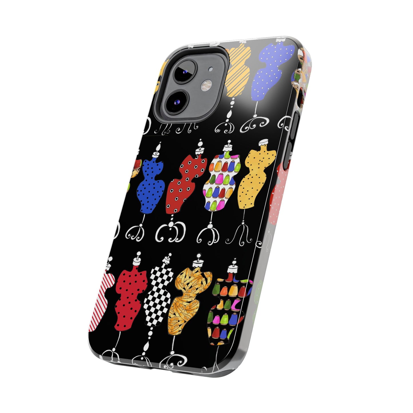 Go Figure Black / Multi Phone Case